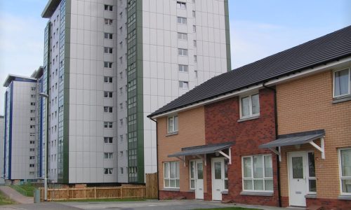 An image of a West Whitlawburn Housing Community Development.