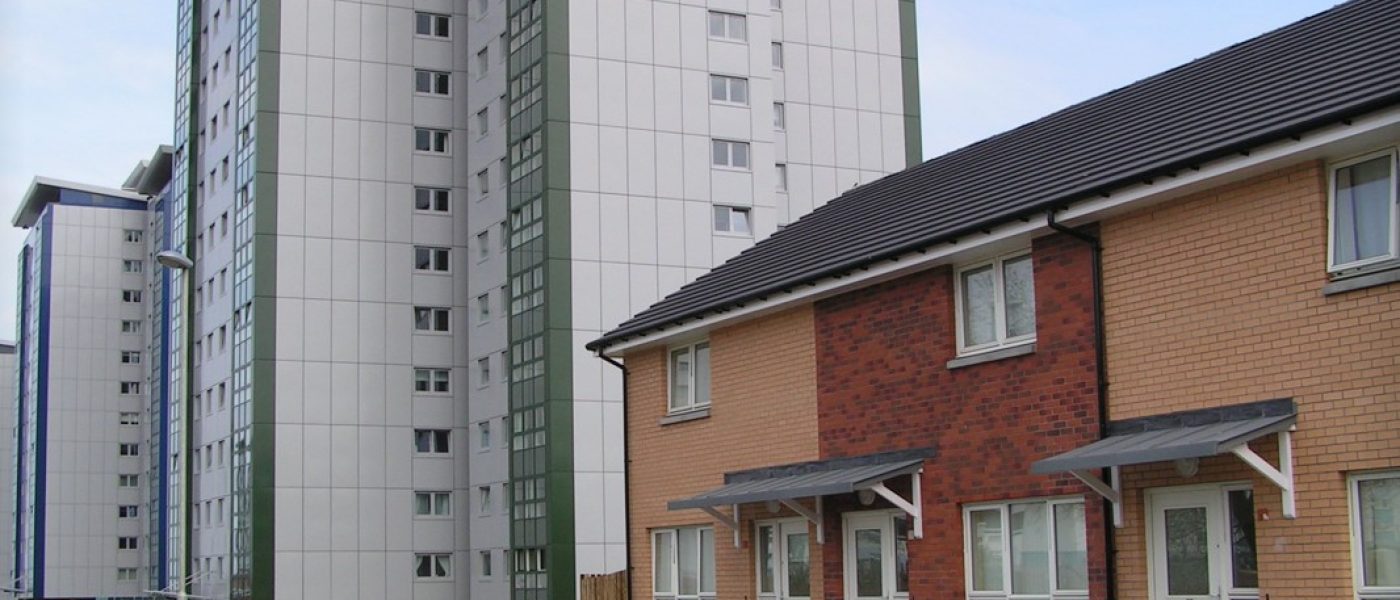 An image of a West Whitlawburn Housing Community Development.