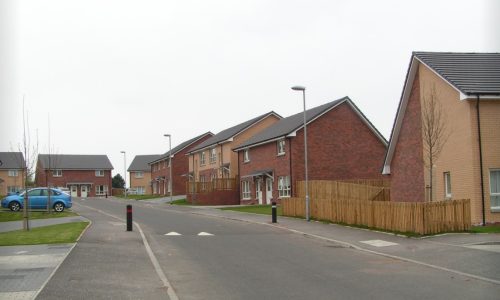An image of a West Whitlawburn Housing Community Development.