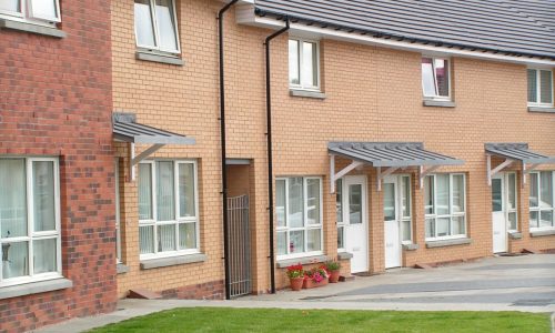 An image of a West Whitlawburn Housing Community Development.